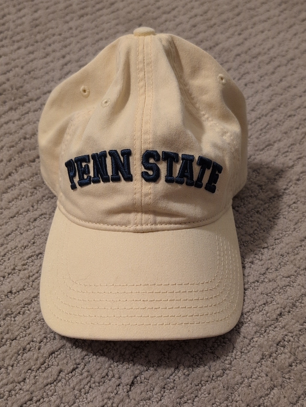 Legacy Butter Yellow Baseball Cap with Navy Embroidery - Penn State